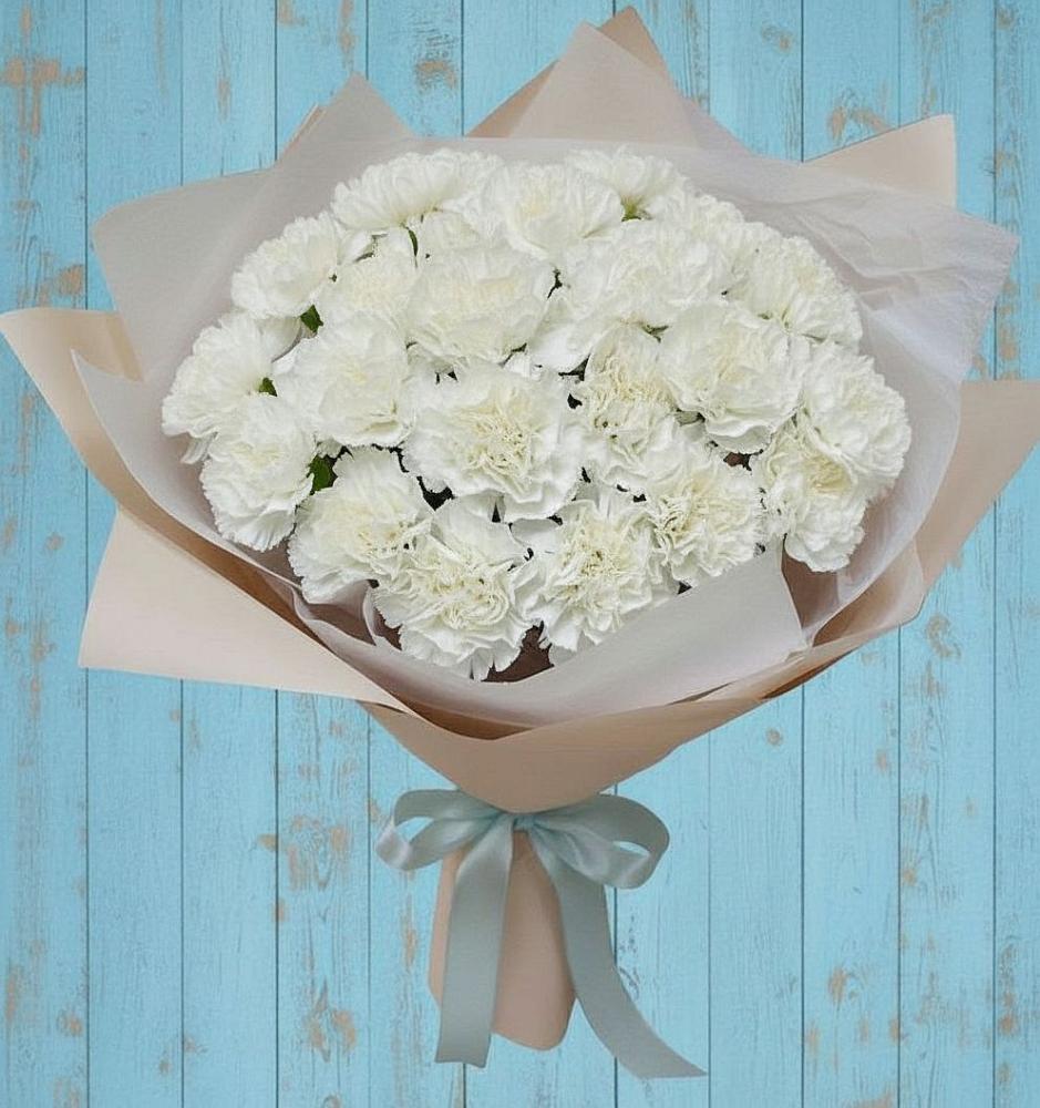 Букет цветов из: Гвоздики в Кусье-Александровский