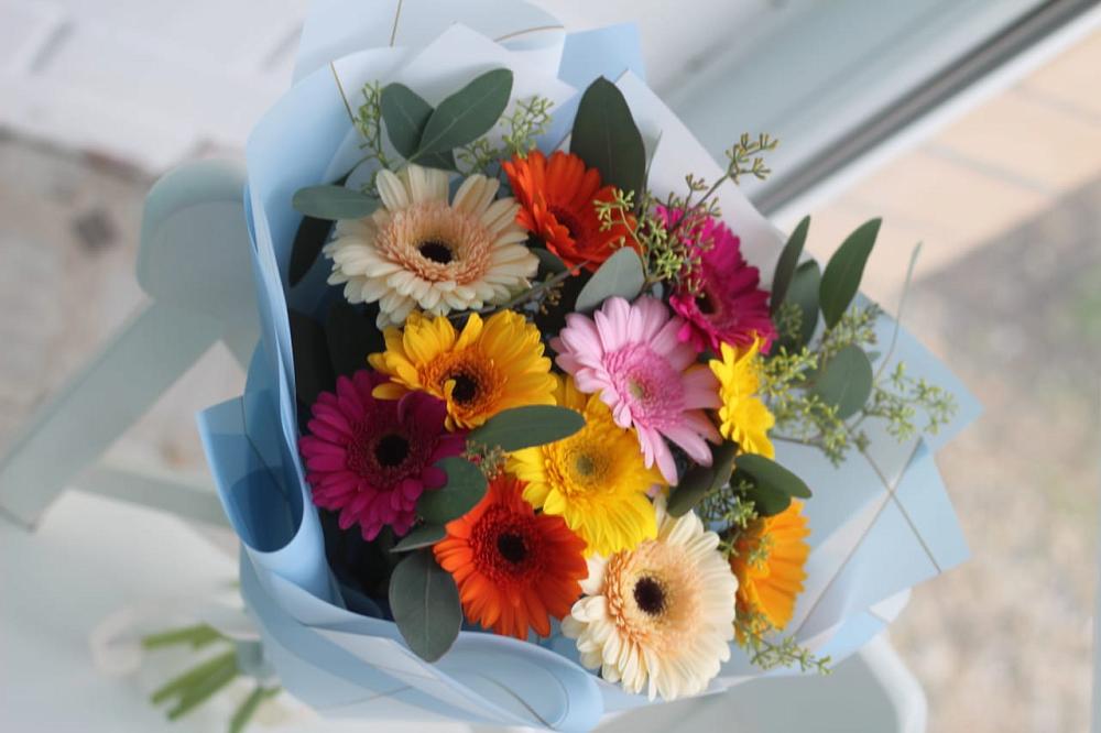 Букет цветов из: Герберы в Кусье-Александровский