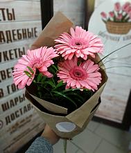 Букет цветов из:  Герберы #REPLACE_PRED# Кусье-Александровский