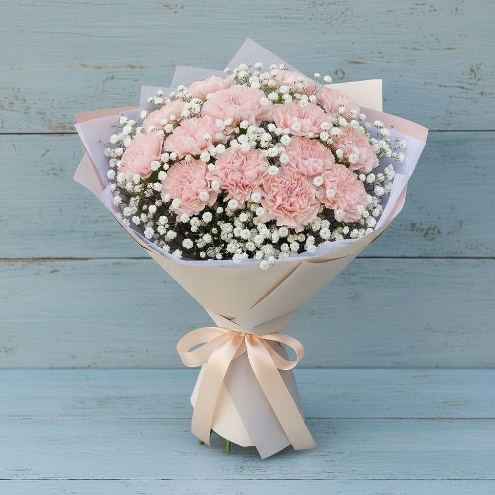 Букет цветов из: Гвоздики в Кусье-Александровский