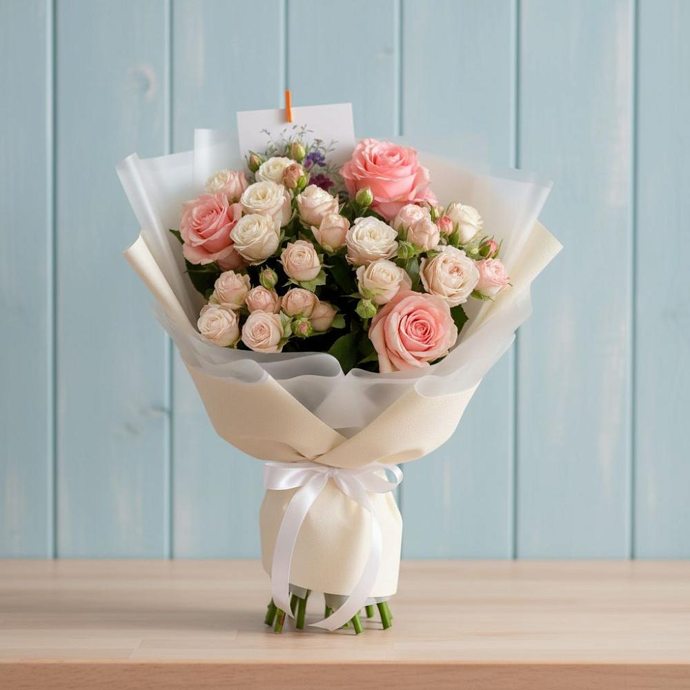 Букет цветов из: Розы в Кусье-Александровский