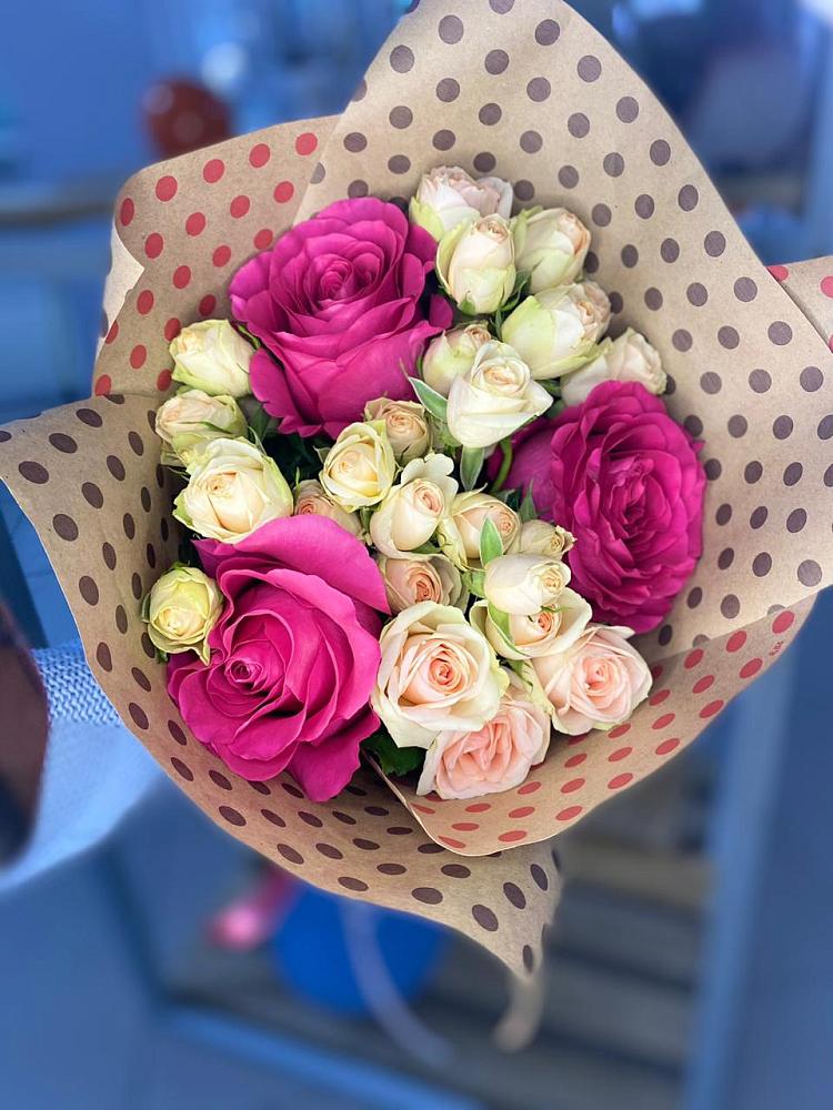 Букет цветов из: Розы в Кусье-Александровский