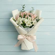 Букет цветов из:  Альстромерии в Кусье-Александровский
