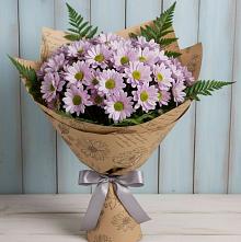 Букет цветов из:  Хризантемы #REPLACE_PRED# Кусье-Александровский