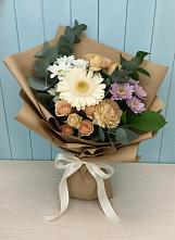 Букет цветов из:  Герберы и Хризантемы в Кусье-Александровский