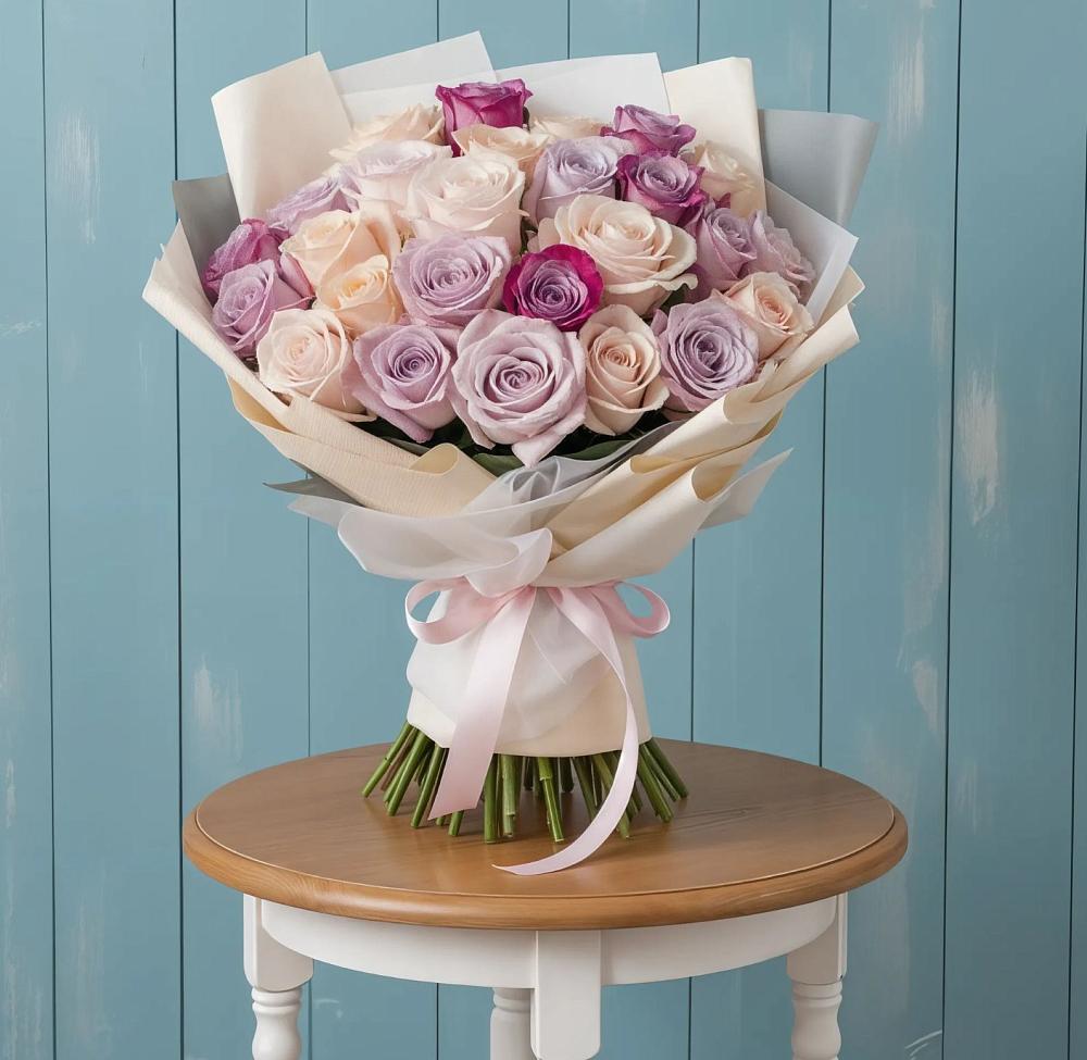 Букет цветов из: Розы в Кусье-Александровский