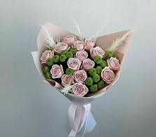 Букет цветов из:  Розы и Хризантемы в Кусье-Александровский