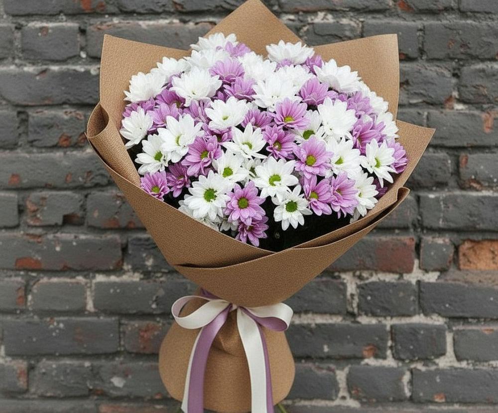 Букет цветов из: Хризантемы в Кусье-Александровский