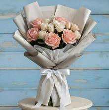Букет цветов из:  Розы в Кусье-Александровский