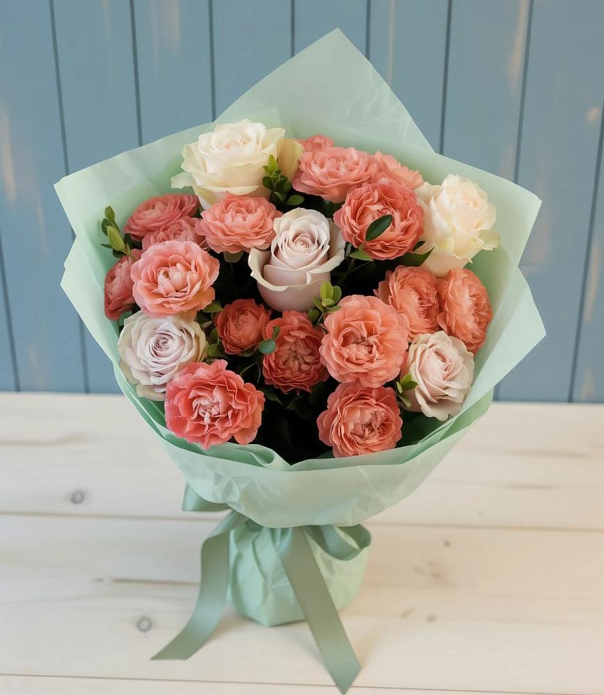 Букет цветов из: Розы в Кусье-Александровский