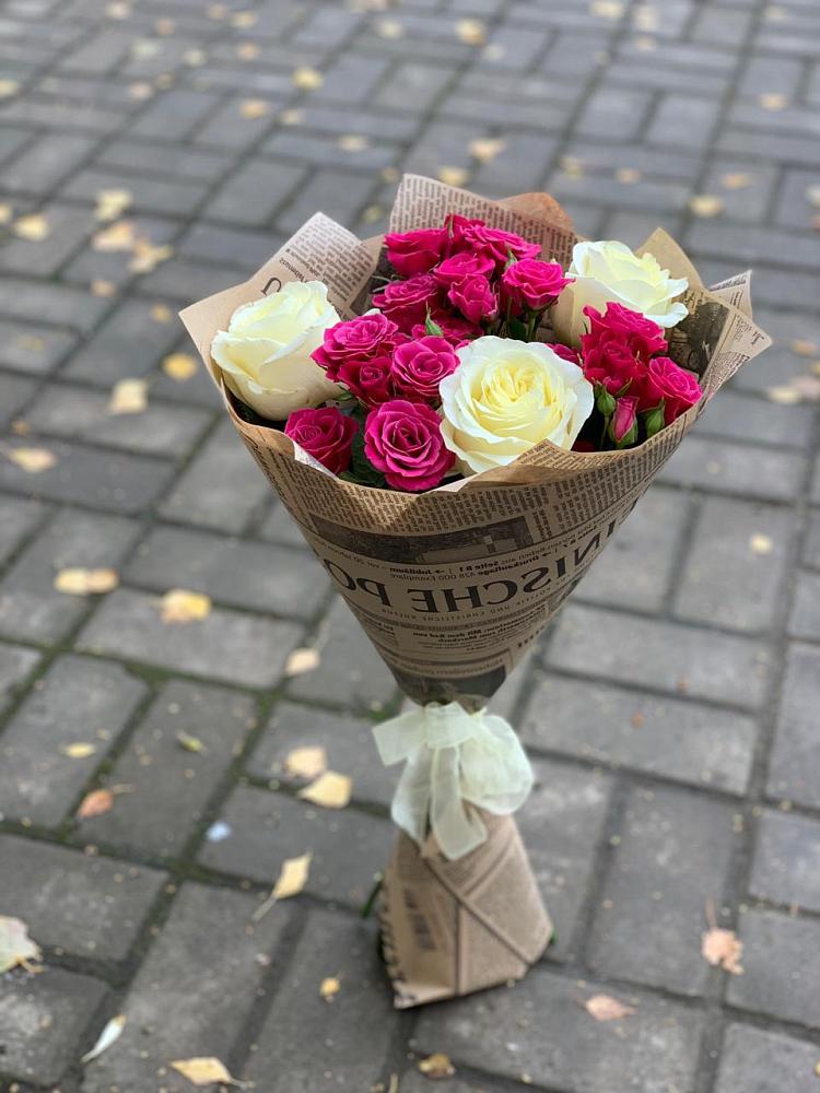 Букет цветов из: Розы в Кусье-Александровский