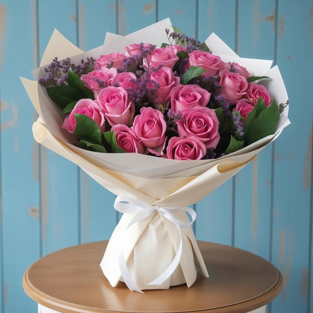 Букет цветов из: Розы в Кусье-Александровский