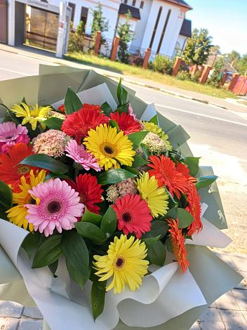 Букет цветов из: Герберы в Кусье-Александровский