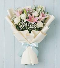Букет цветов из:  Лилии в Кусье-Александровский