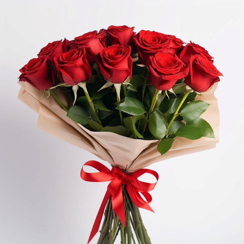 Букет 11 Красных роз Эдлесс Лав в Кусье-Александровский