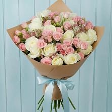 Букет цветов из:  Розы в Кусье-Александровский